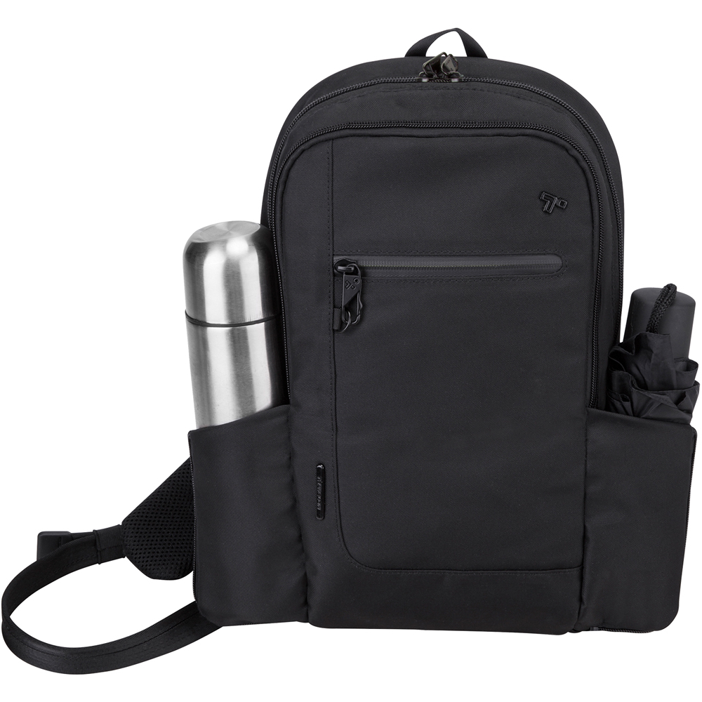 《TRAVELON》Urban五層防盜單肩包(黑) | 雙肩包 學生包 旅行包 防割防搶