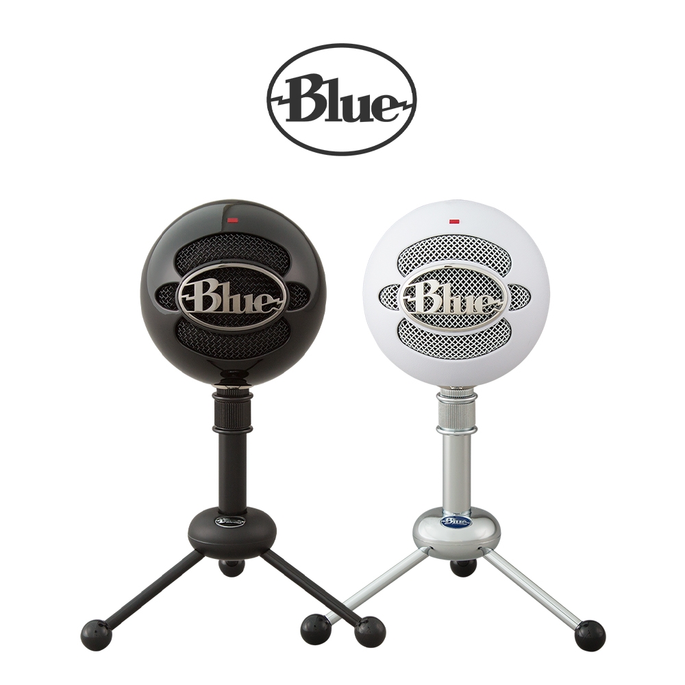 【Blue】Snowball 雪球麥克風-黑/白 (遠距視訊、線上教學推薦)