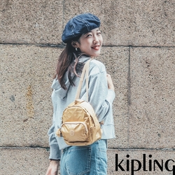 Kipling 金屬古銅色輕巧迷你後背包-MINI BACKPACK