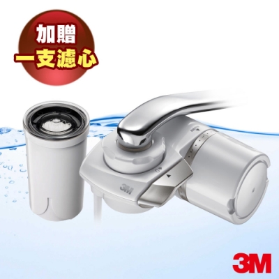 [1機1芯再送1芯] 3M 龍頭式濾水器特惠組AC300(快)