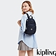 Kipling 沉穩藍三角花紋拉鍊式小巧收納後背包-DELIA MINI product thumbnail 1
