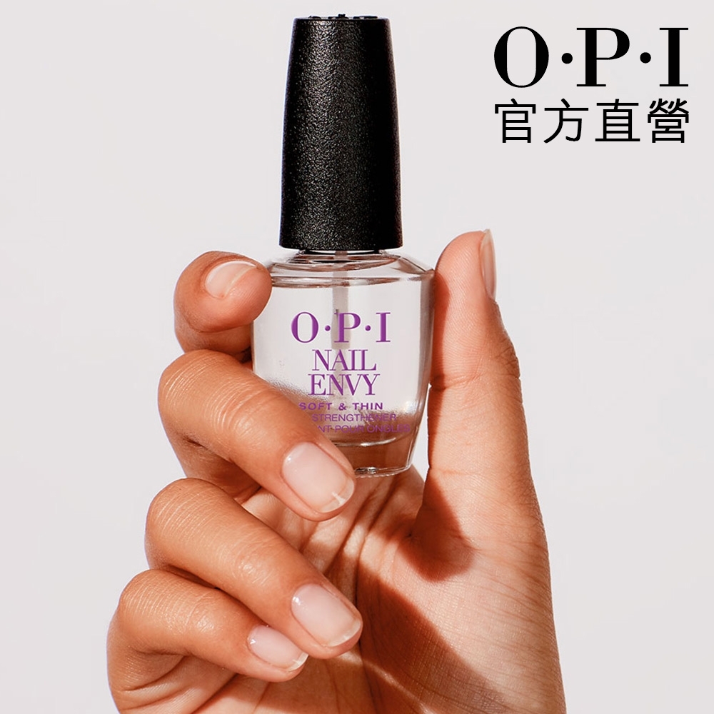 OPI 增強指甲護甲油15mL-軟薄指甲專用配方-NT111．硬甲油/可取代 經典指甲油底油/Base Coat/NAIL ENVY系列/甲面護理/官方直營