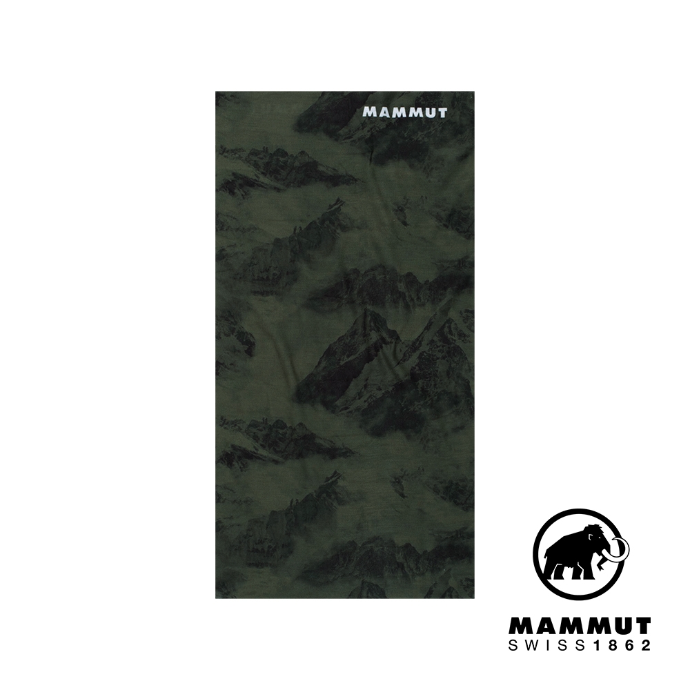 【Mammut 長毛象】Peaks Neck Gaiter 防曬快乾頭巾 綠鬣蜥 #1191-01380