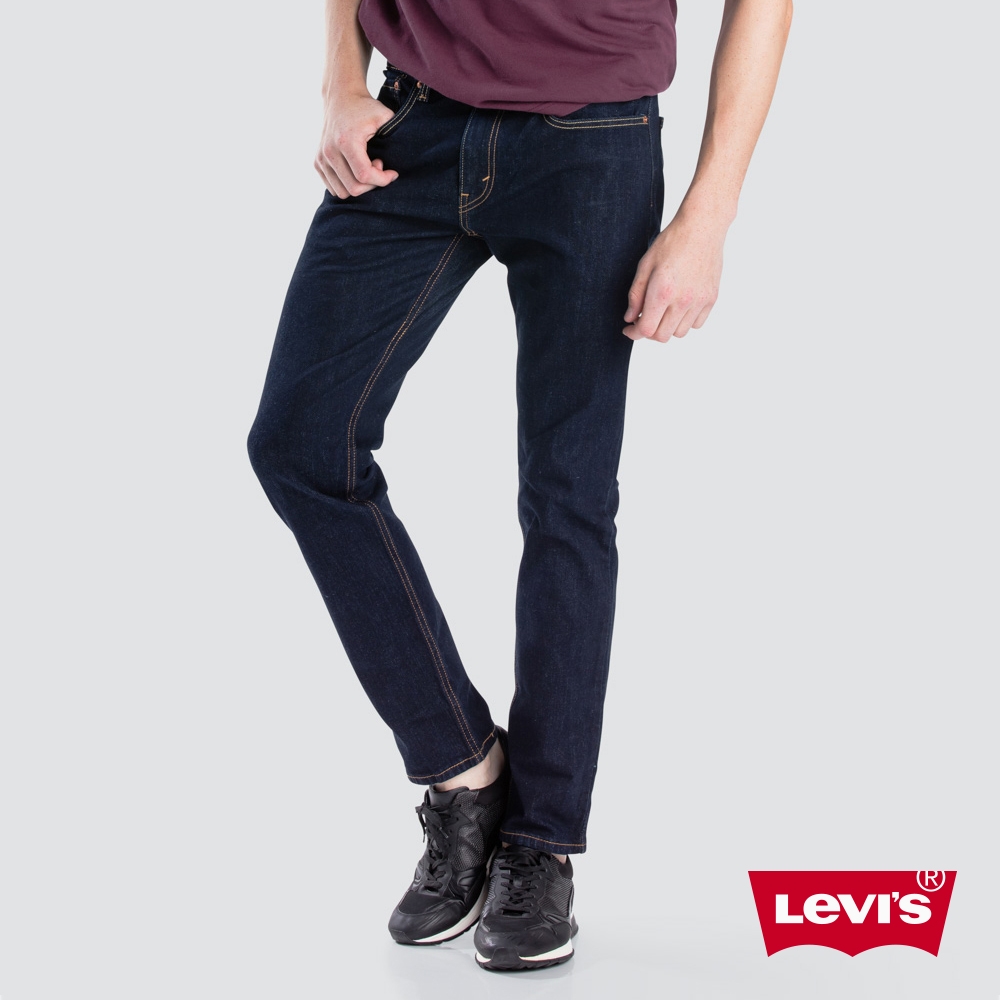 Levis 男款 502 Taper 上寬下窄牛仔褲 原色基本款 彈性布料 仿舊紙標