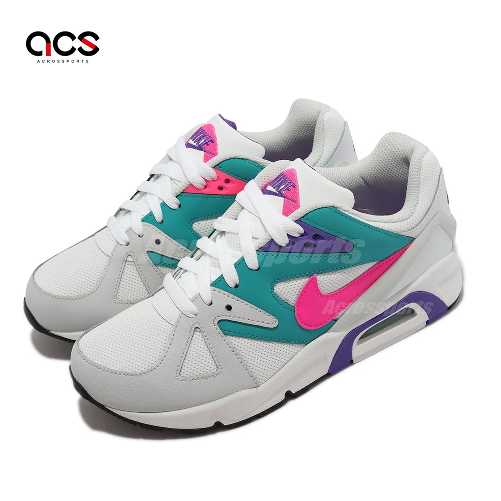 Nike 休閒鞋 Wmns Air Structure Triax 91 女鞋 白 湖水綠 皮革 復古 CZ1529-100