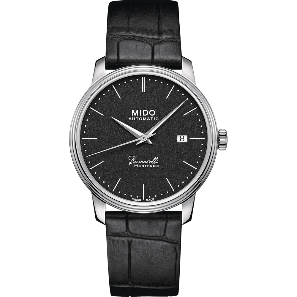 MIDO 美度 官方授權 Baroncelli III Heritage 復刻經典機械錶 迎春好禮-41mm M0274071605000