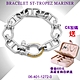 CHARRIOL夏利豪 Bracelet St-tropez Mariner水手可拆卸手鍊銀色款 C6(06-401-1272-0) product thumbnail 1