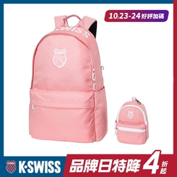 K-SWISS Heritage Backpack休閒後背包-蜜桃橘