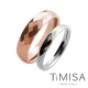 TiMISA《格緻真愛(寬玫瑰金+細)》純鈦對戒 product thumbnail 1