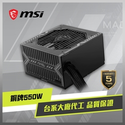 MSI微星 MAG A550BN 電源供應器