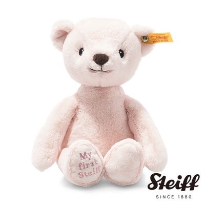 STEIFF My first Steiff Teddy bear 泰迪熊 粉 嬰幼兒安撫玩偶