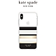 【kate Spade】iPhone XS Max 防摔手機殼/套-黑金條紋 product thumbnail 1