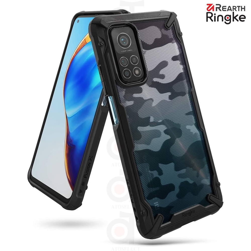 【Ringke】小米 Mi 10T / Mi 10T Pro Fusion X Case 防撞手機保護殼（迷彩黑）