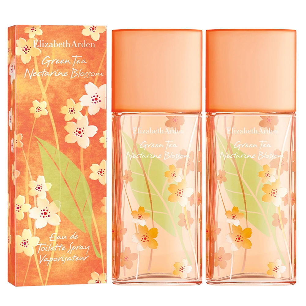 Elizabeth Arden雅頓 綠茶甜桃淡香水100ml 2入組