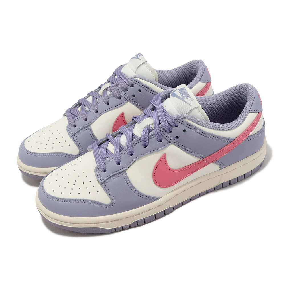 Nike 休閒鞋Wmns Dunk Low 白紫Indigo Haze 女鞋薰衣草DD1503-500