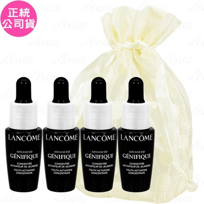 LANCOME 蘭蔻 超未來肌因賦活露(7ml)*4旅行袋組(公司貨)