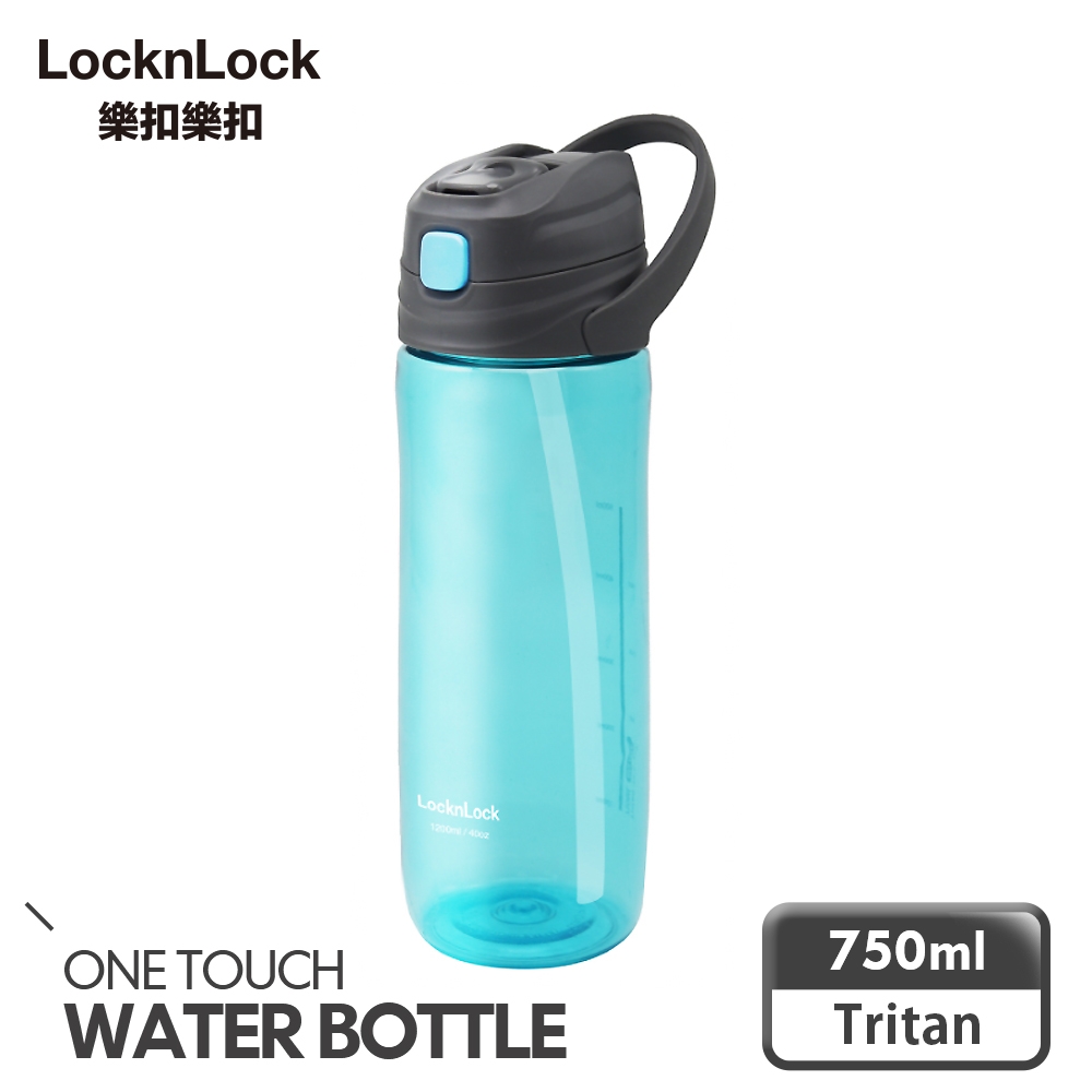 樂扣樂扣 TRITAN彈跳吸管水壺750ML-藍(1A01-ABF900BLU)