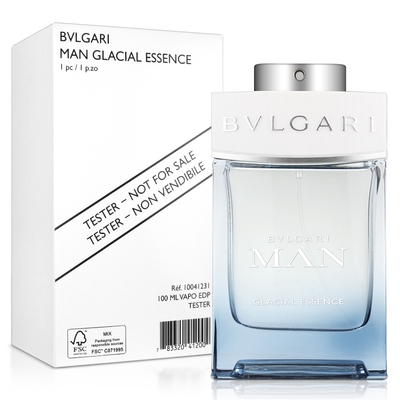 BVLGARI 寶格麗 極地冰峰男性淡香精100ml-Tester