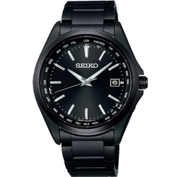 SEIKO 精工 SPIRIT 時尚太陽能鈦金屬電波腕錶-男錶(SBTM333J)39.5MM