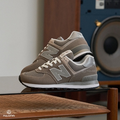 NEW BALANCE 574 男鞋 女鞋 灰色 復古 麂皮 運動 休閒鞋 ML574EVG