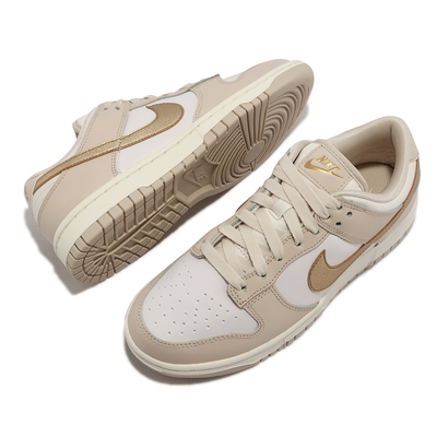 Nike Wmns Dunk Low ESS Trend 奶茶金勾女鞋Gold Swoosh 休閒鞋DX5930