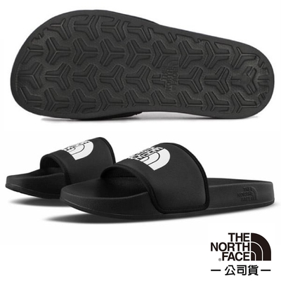 【The North Face】女 BASE CAMP SLIDE III 輕量便利LOGO拖鞋.海灘鞋.沙灘鞋_4T2S-KY4 黑/