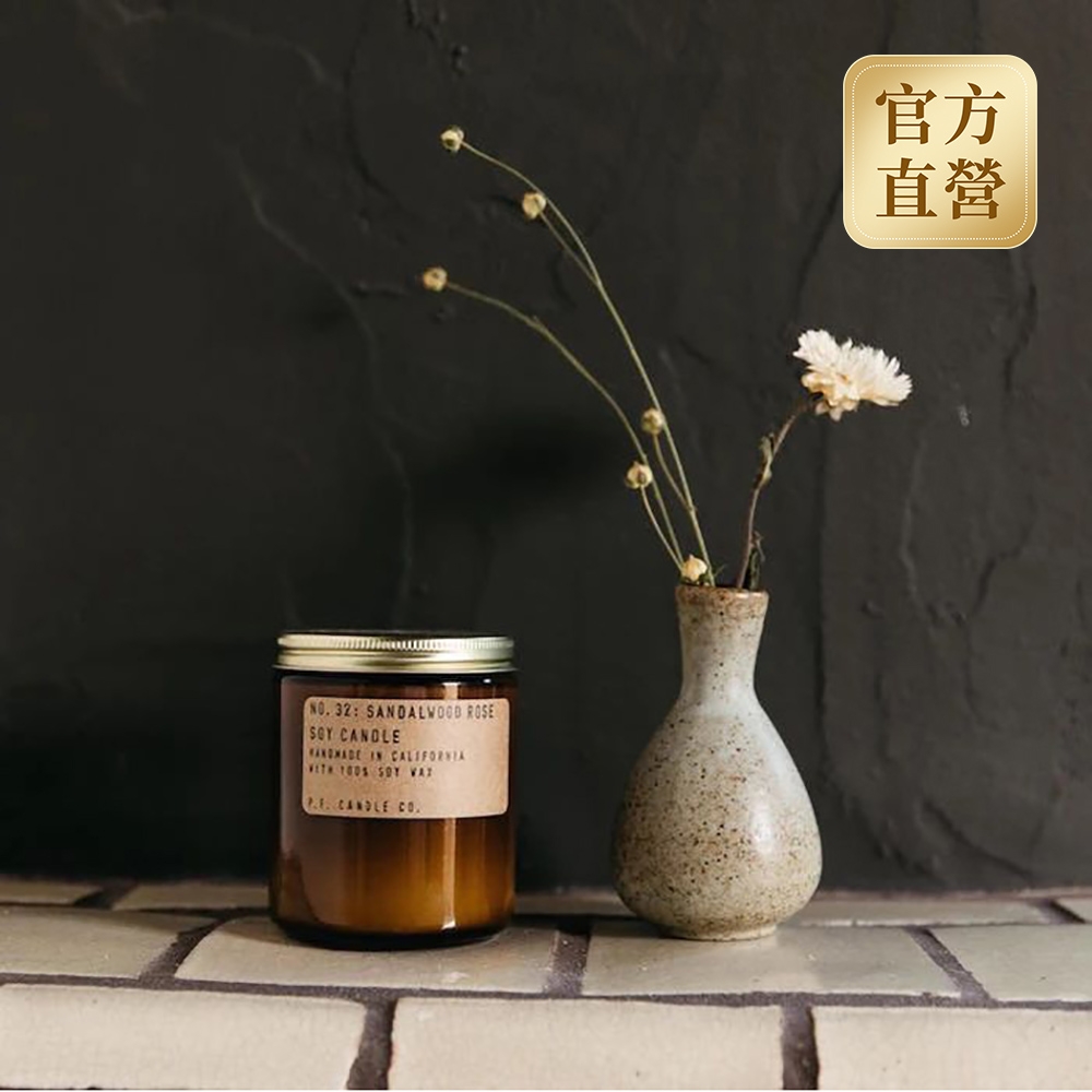 P.F. CANDLE CO. 手工香氛蠟燭 7.2oz 檀香玫瑰 Sandalwood Rose