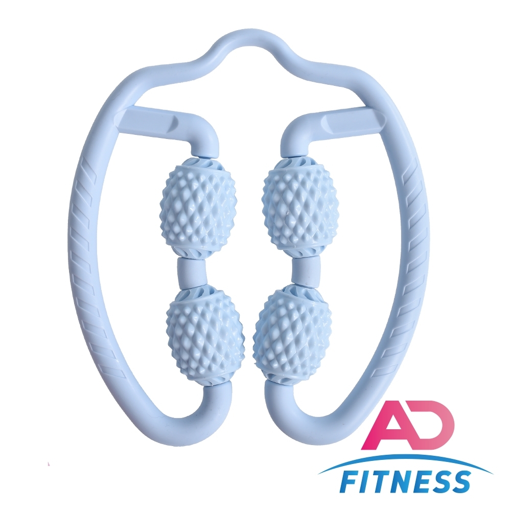 AD-FITNESS 美腿神器 360度滾輪瘦腿按摩器(兩色任選)