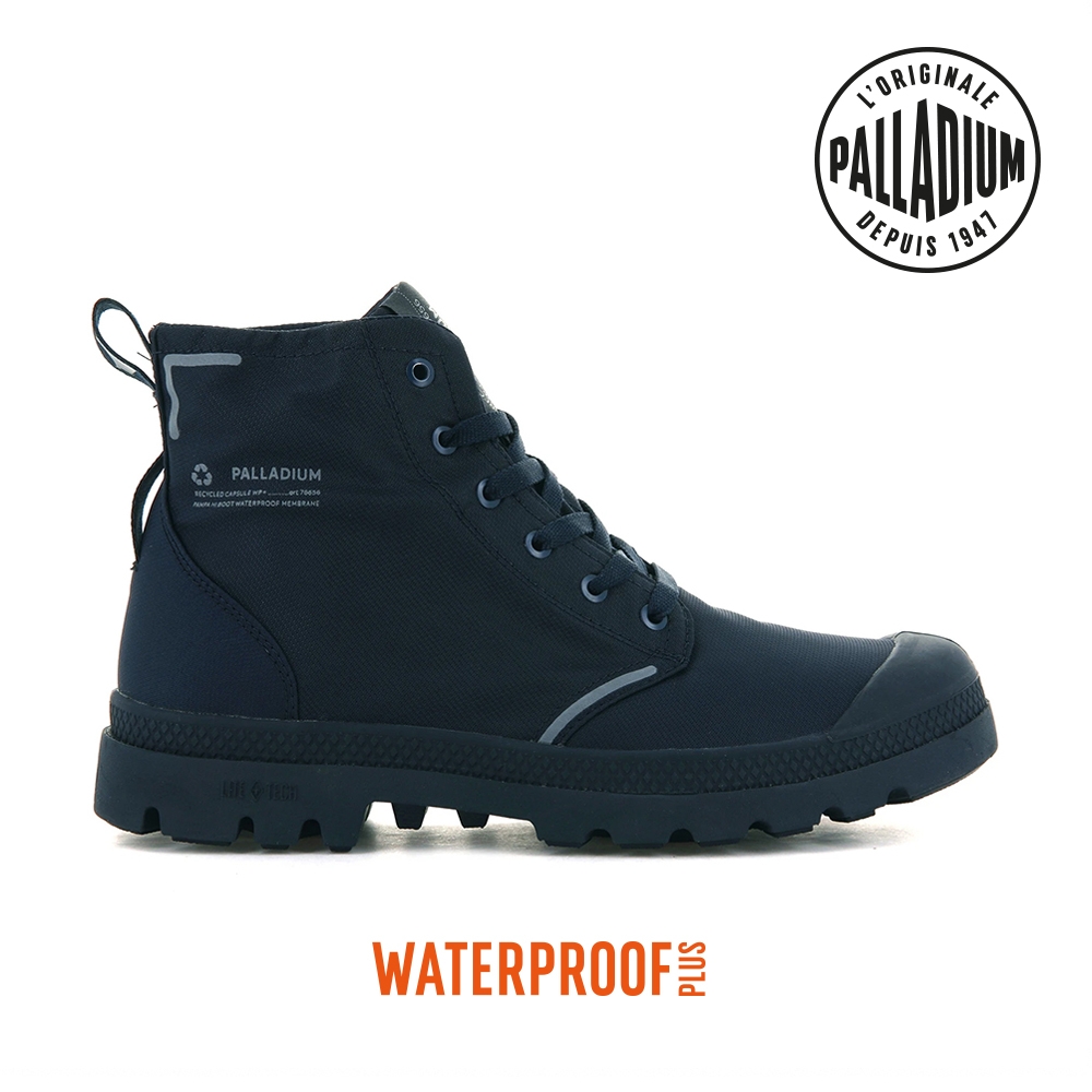 PALLADIUM PAMPA LITE+ RCYCL WP+再生纖維輕量防水靴-中性-深藍