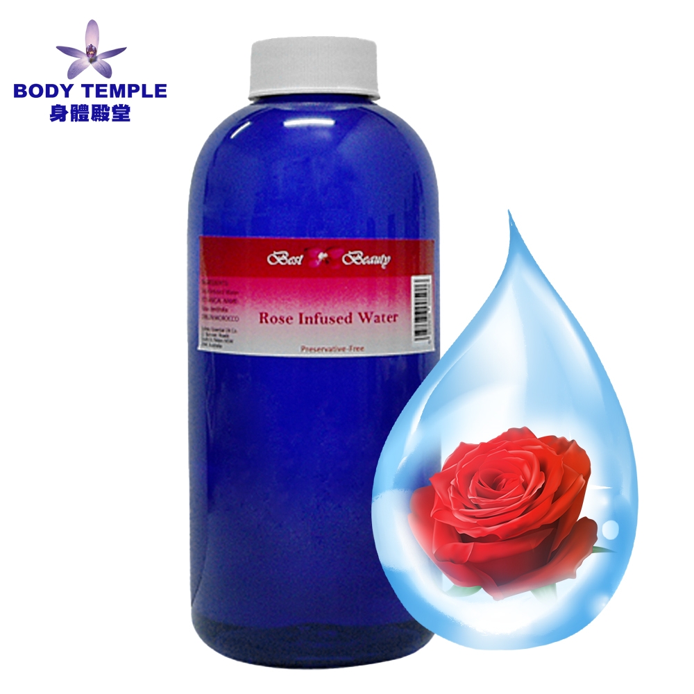 Body Temple 玫瑰精油純露500ML