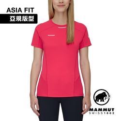【Mammut長毛象】Aenergy FL T-Shirt AF W 抗菌短袖排汗衣 杜鵑紅 女款 #1017-04990