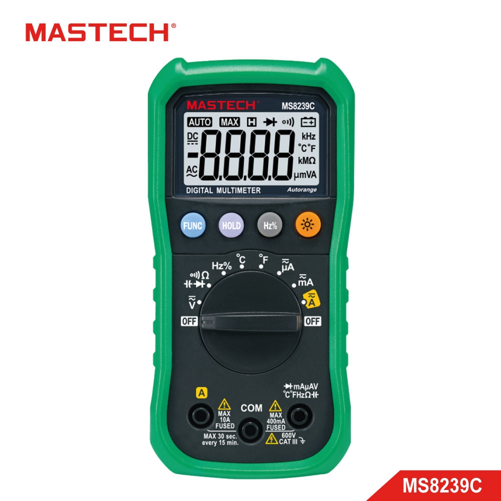 MASTECH 邁世 MS8239C 數字萬用表