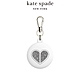 【kate Spade】AirTag 矽膠保護殼/套-白色愛心 product thumbnail 1