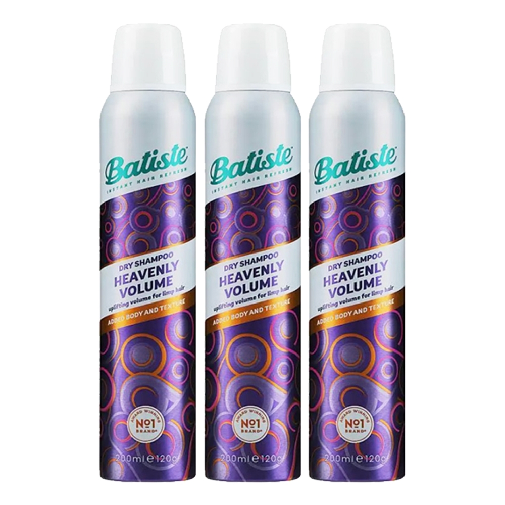 Batiste 秀髮乾洗噴劑 輕柔蓬鬆200mlx3入