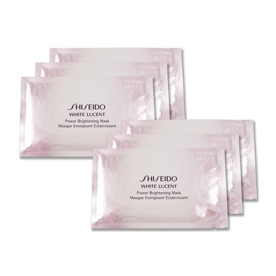 SHISEIDO 資生堂 美透白淨電力面膜 27ml x 6片