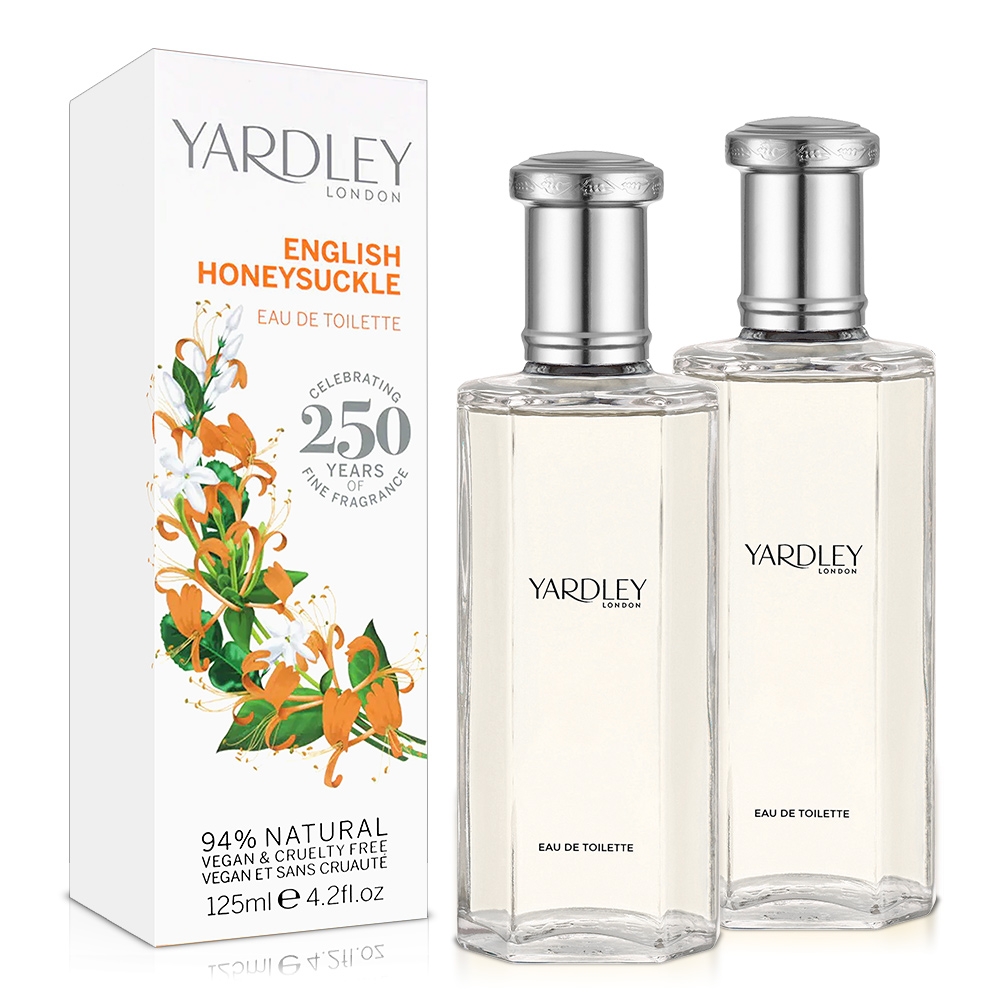 YARDLEY 雅麗 英國忍冬淡香水125mlx2入