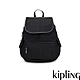 『猴子包』Kipling 極致低調黑拉鍊掀蓋後背包-CITY PACK S product thumbnail 1