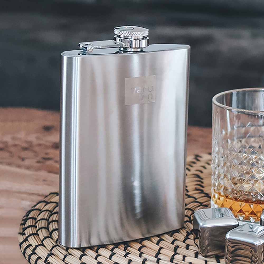 Hip Flask Stainless Steel - Vacu Vin