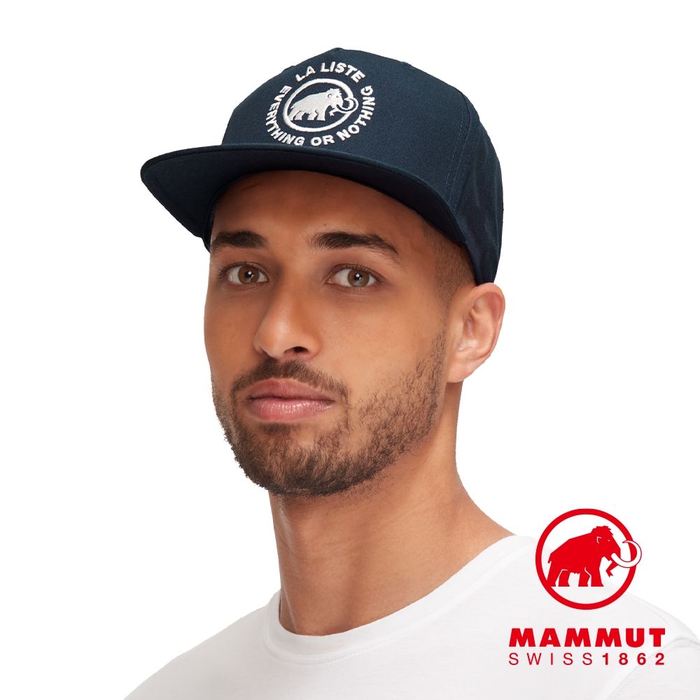 Mammut 長毛象】La Liste Cap 聯名款有機棉棒球帽海洋藍#1191-01140