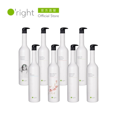 【多款任選】O'right 歐萊德 全系列洗髮精1000ml(天然、永續洗髮精)