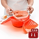 《LEKUE》附濾盤微波蒸煮調理鍋(紅1L) | 耐熱 微波料理 懶人料理 product thumbnail 1