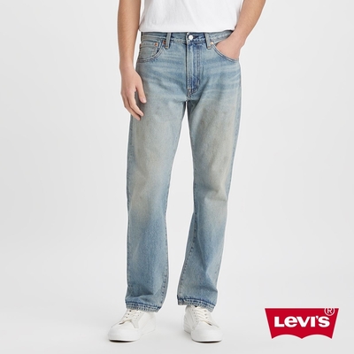 Levis 男款 551Z復古直筒牛仔褲 / 精工中藍染作舊石洗