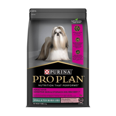 PRO PLAN冠能®-小型成犬挑嘴鮮鮭皮毛照護配方 2.5kg (PD54025)(購買第二件贈送寵物零食x1包)