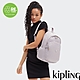 Kipling 簡約光澤銀時尚拉鍊大開口後背包-DELIA M product thumbnail 1