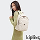 Kipling 米杏豹紋印花上方拉鍊後背包-DELIA product thumbnail 1