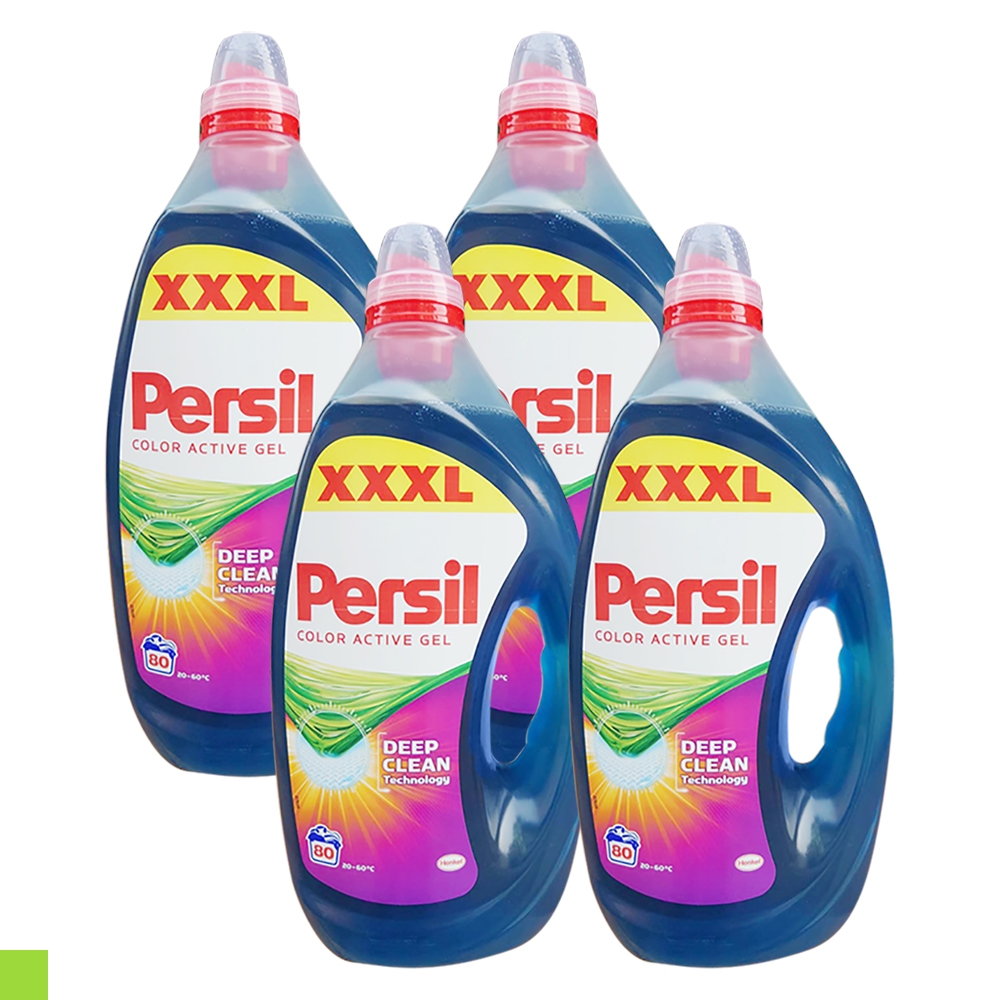 Persil 超濃縮洗衣精  4L 藍色 (增豔護色) 4入組 箱購