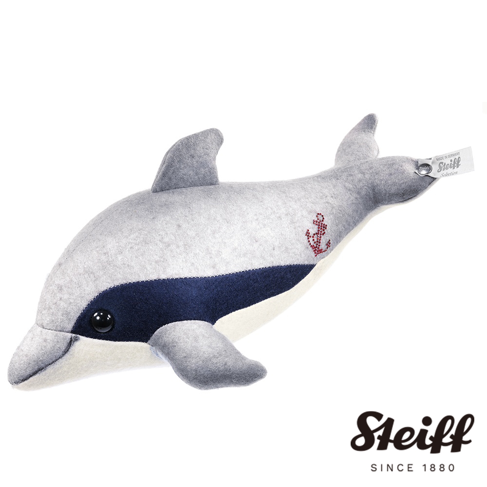 STEIFF德國金耳釦泰迪熊 Felt Dolphin 海豚 限量版