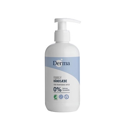 【Derma】保濕洗手露 250ml/不乾澀/無香味/溫和/純素/天然/無添加/甘油/丹麥
