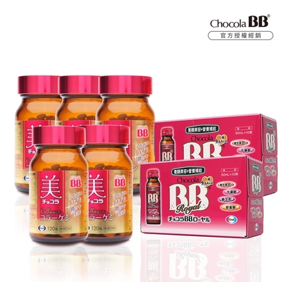 Eisai-日本衛采 Chocola BB膠原錠 ×5+Chocola BB蜂王飲 ×2盒