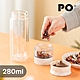 【PO:Selected】丹麥易泡雙層玻璃杯280ml(白) product thumbnail 1